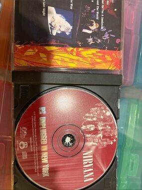 NIRVANA Red and White MTV Unplugged In New York CD Disc